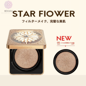 スターフラワー フローレスビューティー エアクッションクリーム、パールパウダーリペアオイルコントロール、ホワイトニングサンスクリーン、クリーミースキンベースメイク